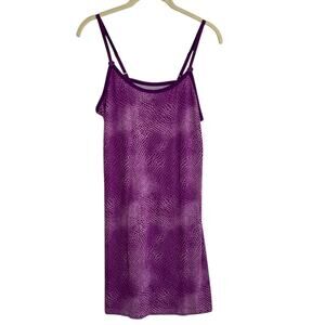 Josie Natori for Target Womens Cami Nightgown Size Small Purple Animal Print